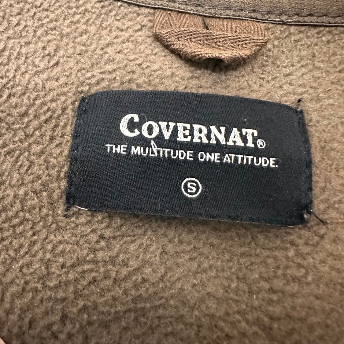 커버낫 후리스 가디건 자켓 브라운 S 상품이미지4