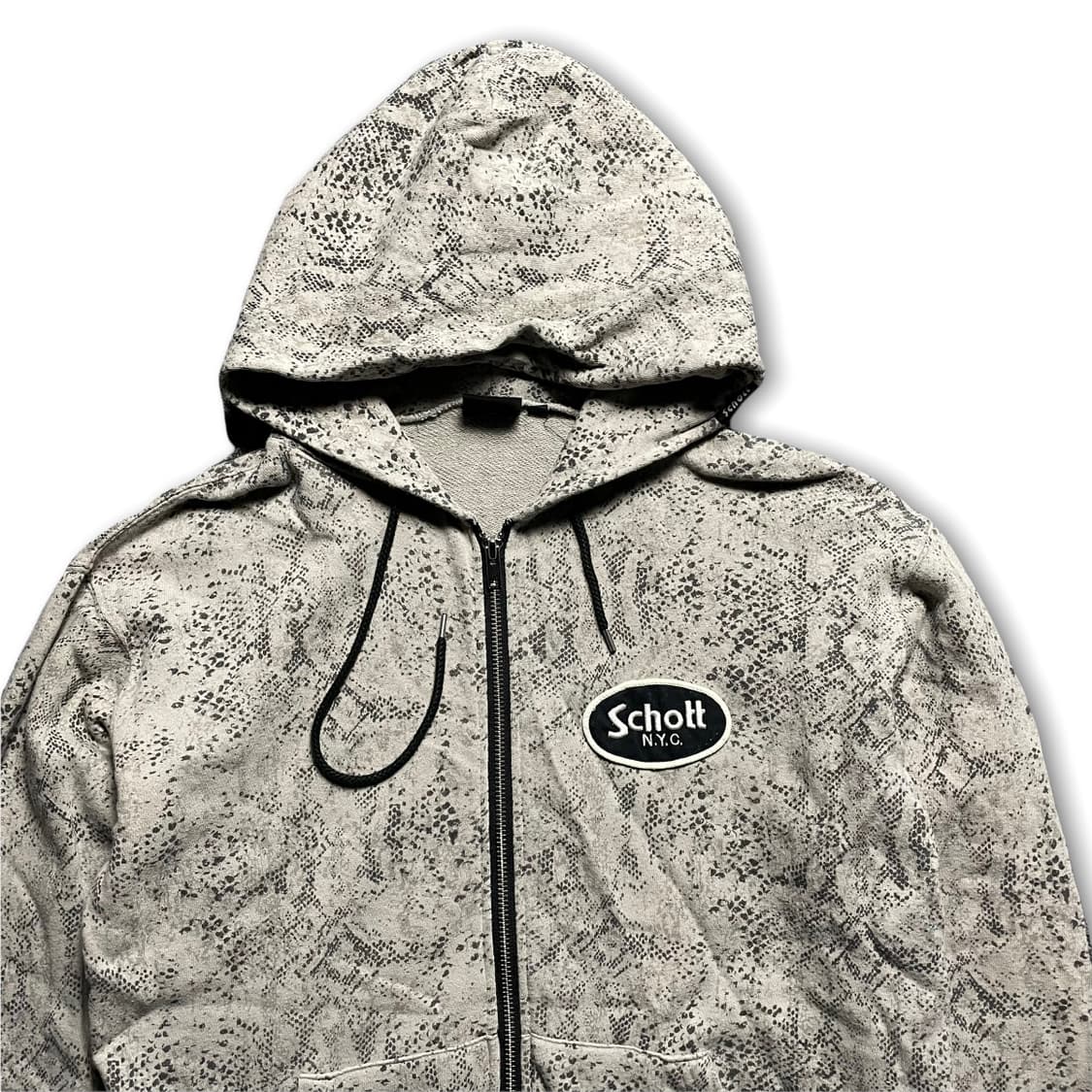 쇼트 파이톤 후드집업 상품이미지2