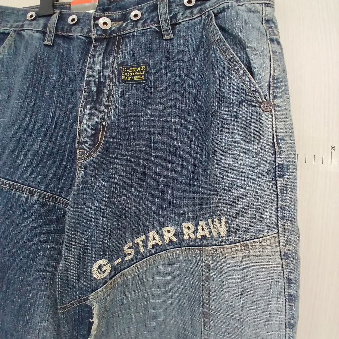 <새상품>G-STAR RAW 패치워크 와이드 데님 팬츠 상품이미지2
