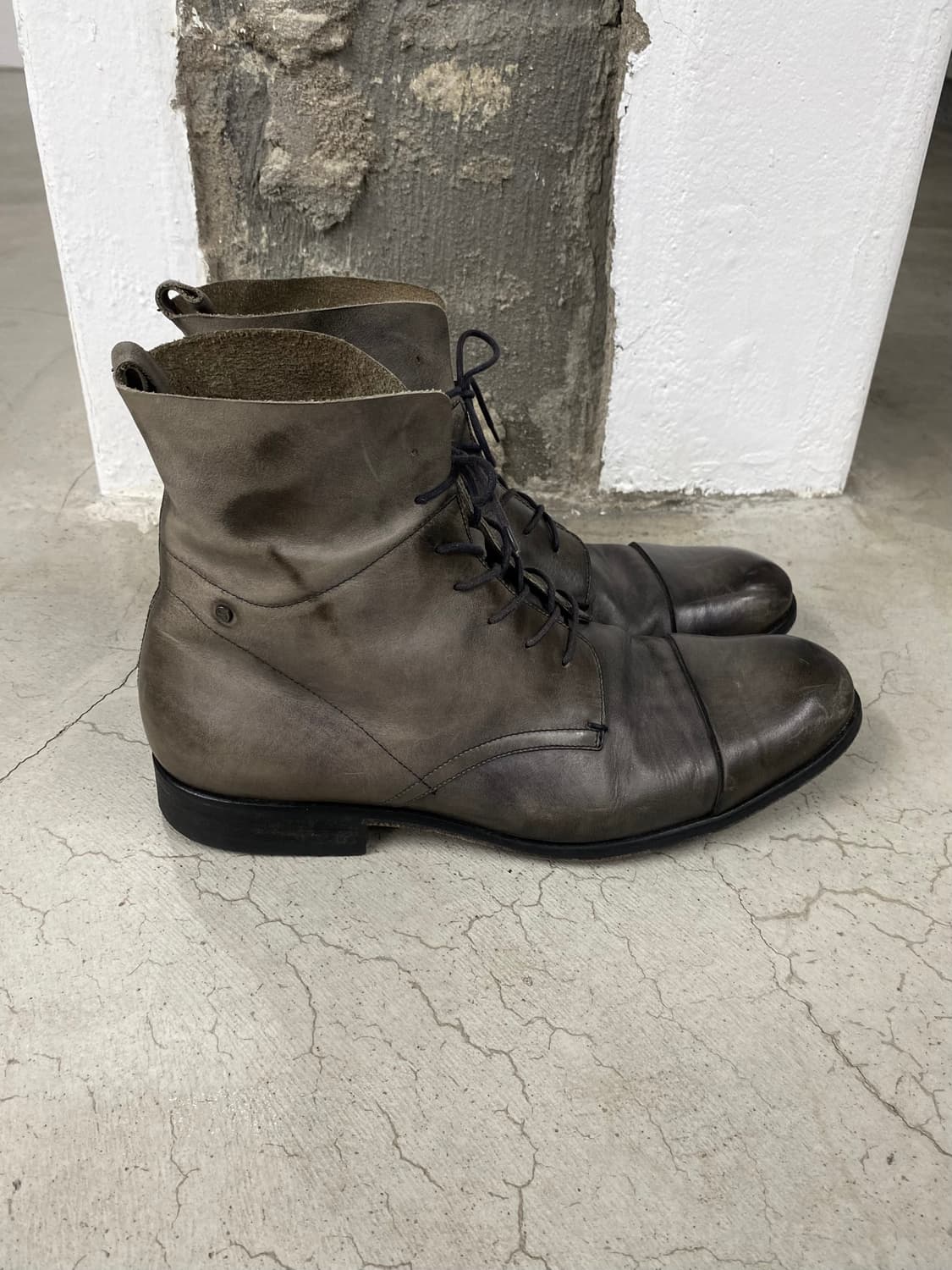 저스트 카발리 레더 레이스업 부츠 상품이미지6