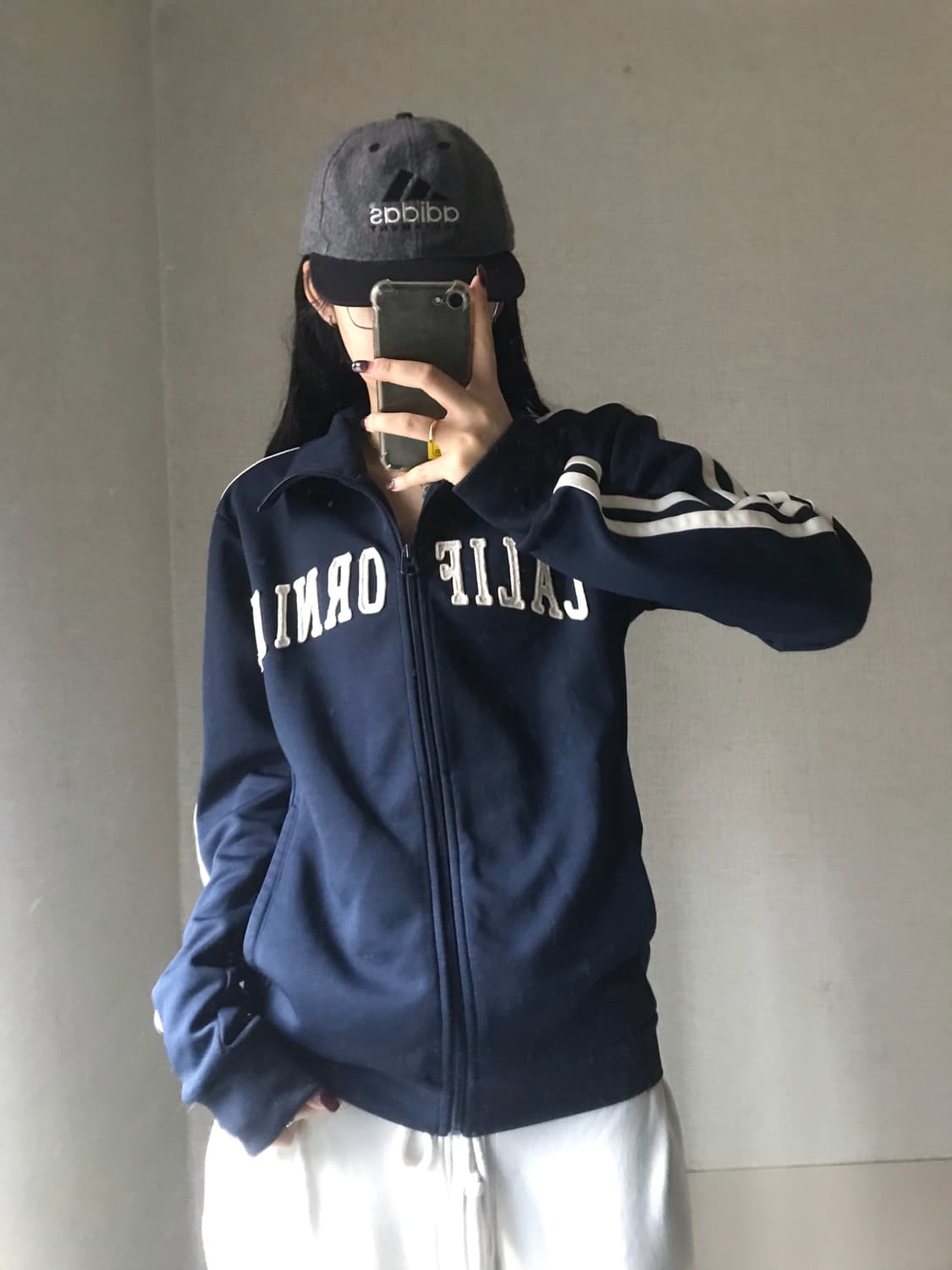 후아유 네이비 트랙 져지 상품이미지3