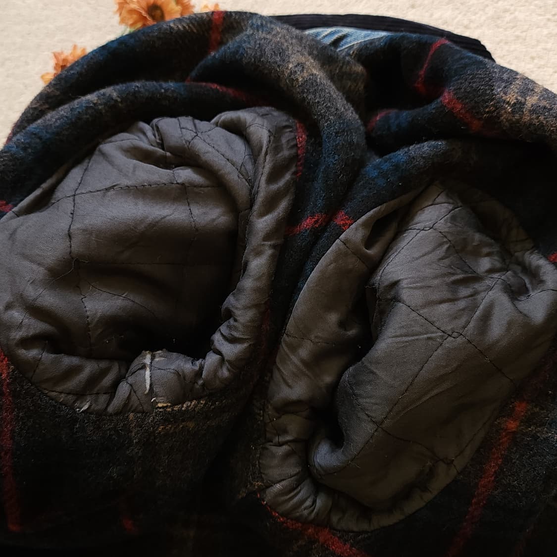 90s 폴로 컨트리 헌팅자켓 블랭킷 라이닝 데님 초어자켓 코트 L 상품이미지10