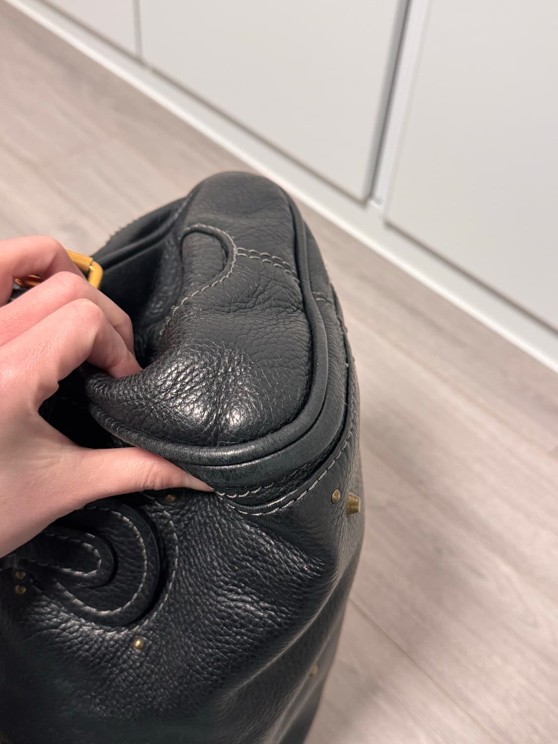 끌로에 패딩턴 백 빈티지블랙 상태A 상품이미지6