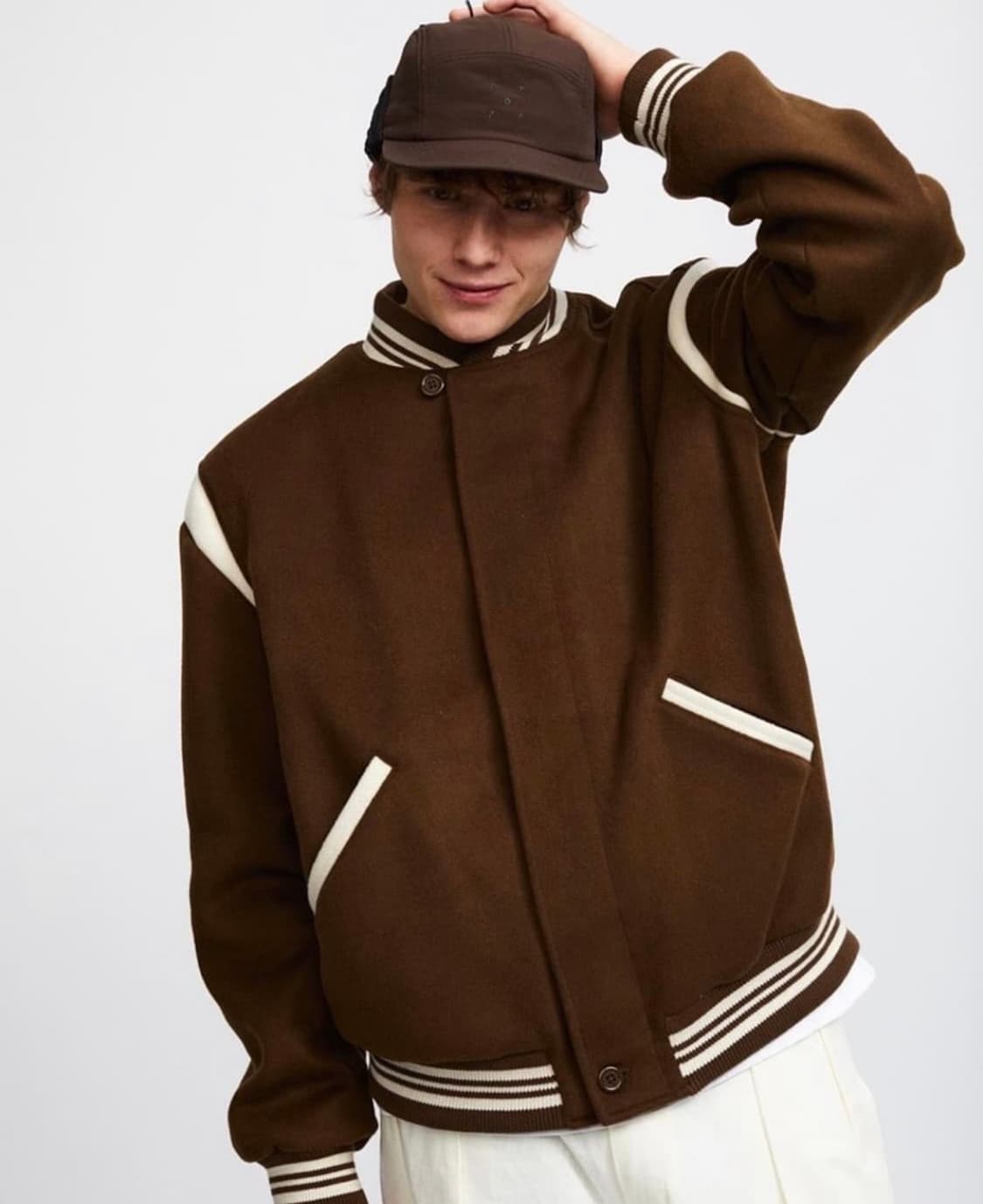 [XL] pop trading company varsity jacket 상품이미지1