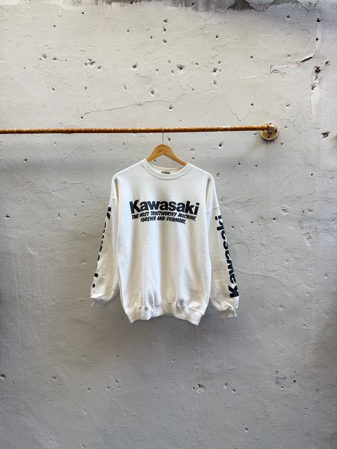 80s 가와사키 로고스웻 상품이미지1