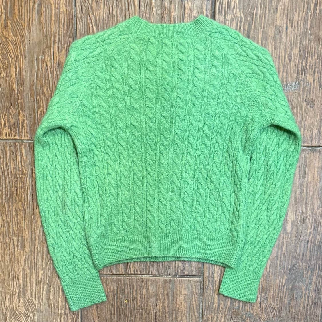 [HI] Polo 폴로 케이블 니트 그린 상품이미지5