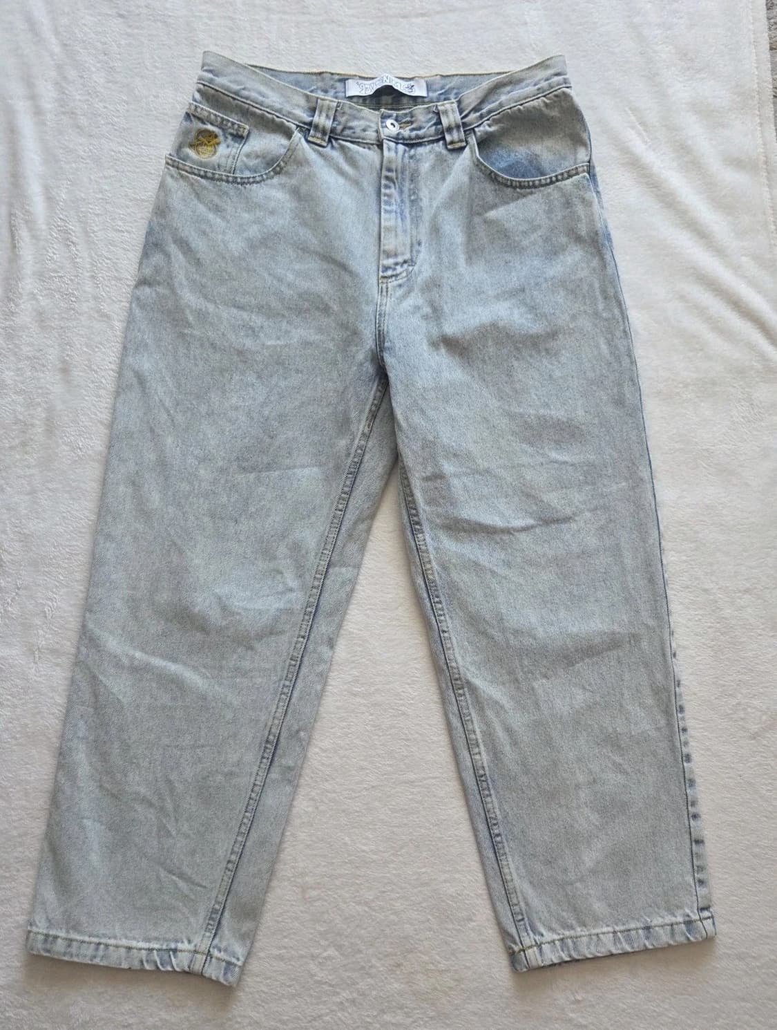 Polar Skate Co. 폴라 스케이트 컴퍼니 93! 데님 팬츠 연청 상품이미지1