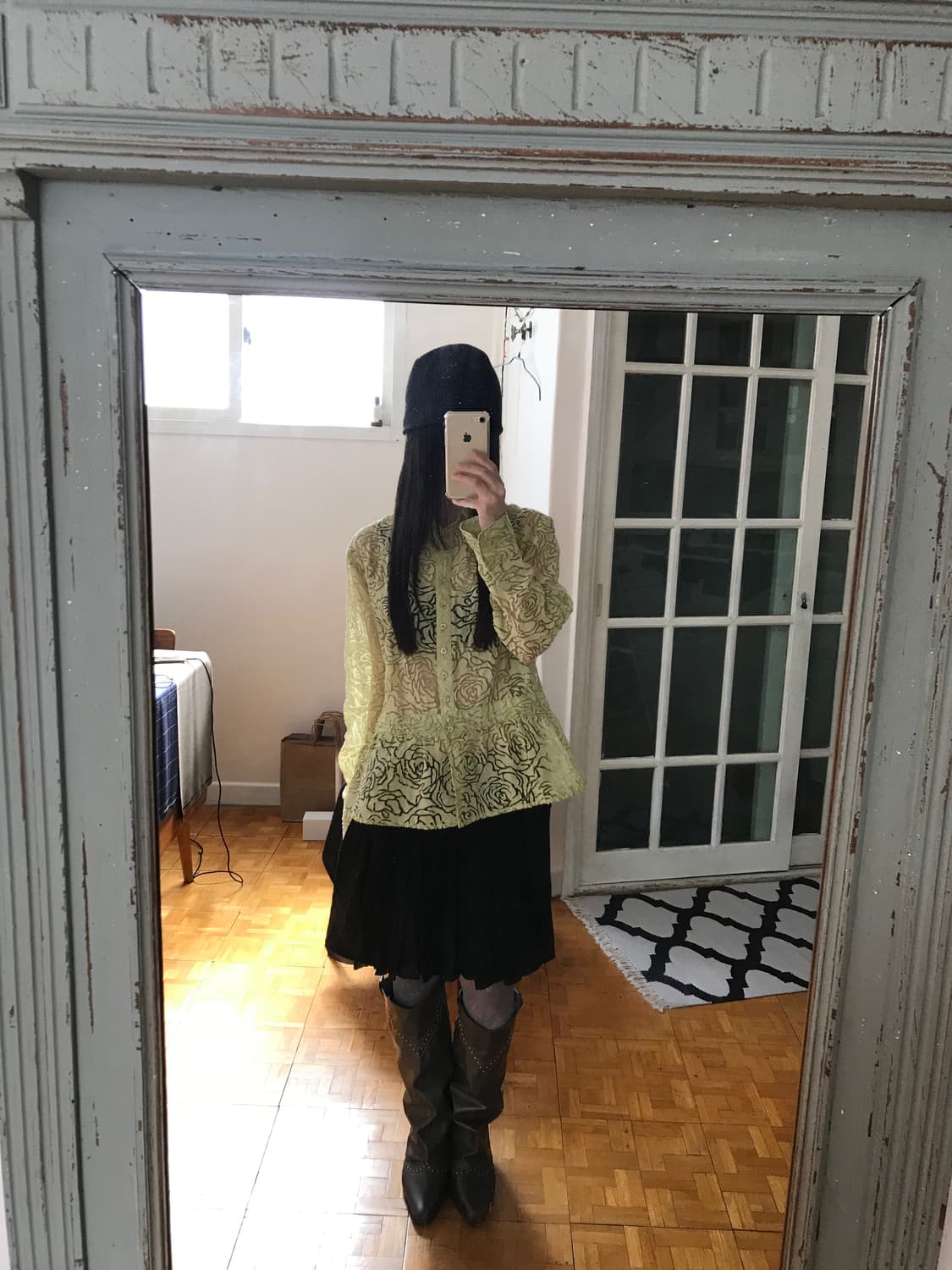 vintage wool skirt 상품이미지5