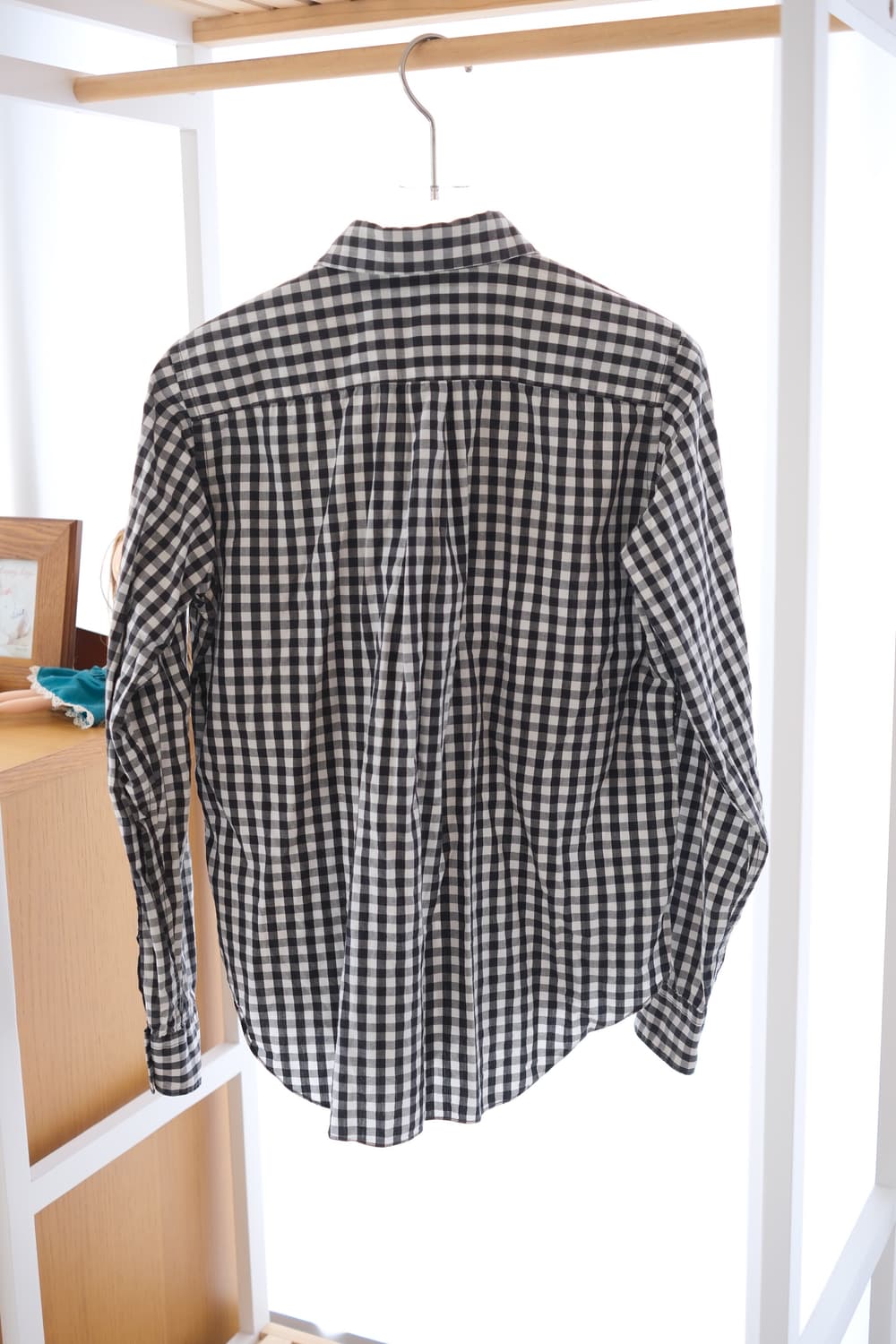 Patchwork gingham check shirt 상품이미지6