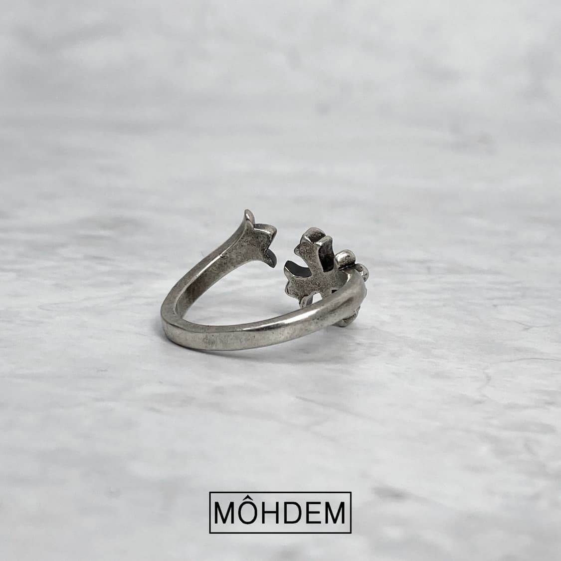 [Unisex] 크로스 링 실버 반지 상품이미지5