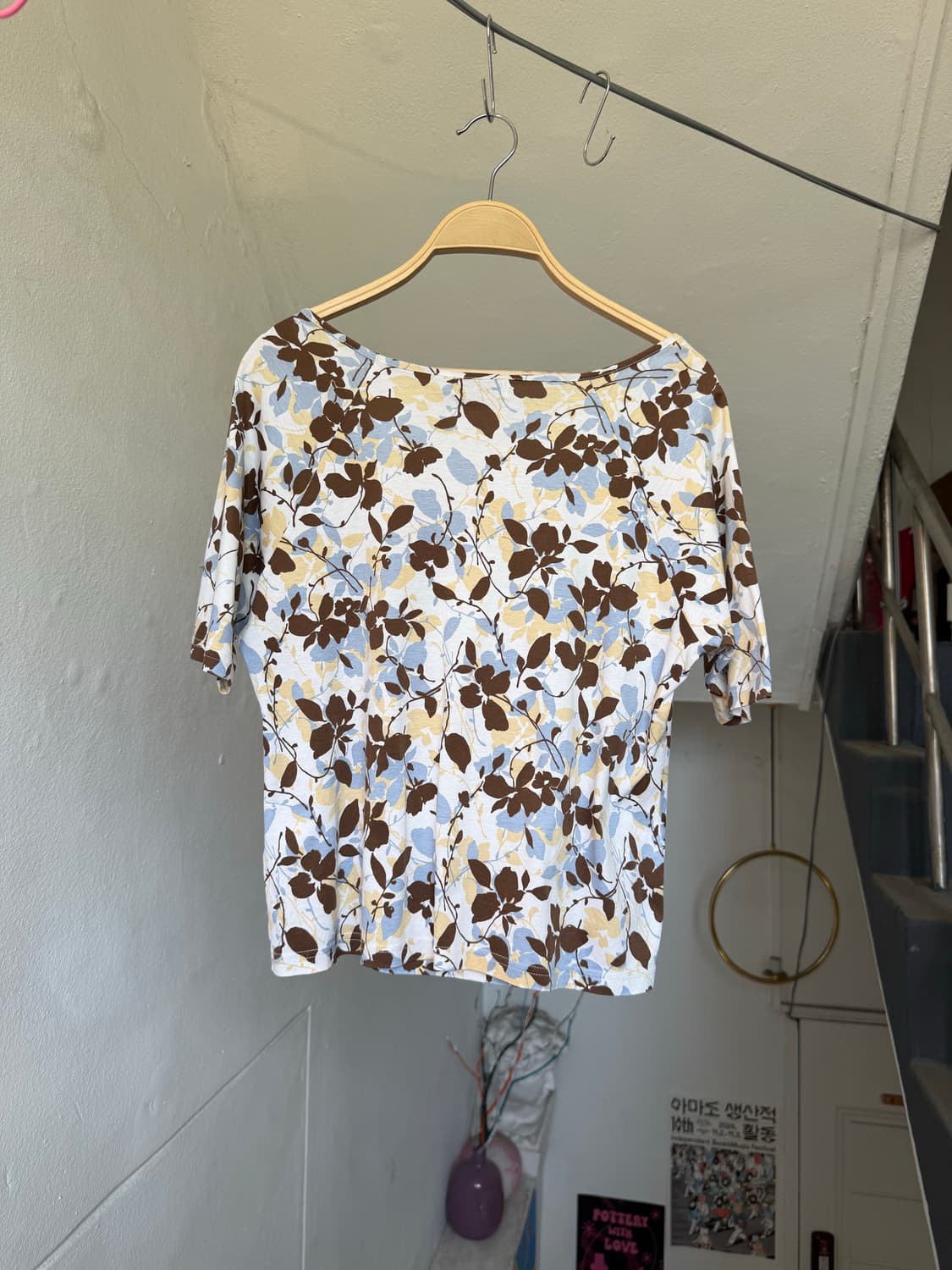 모리. 하구미 무드 에스닉 패턴탑 상품이미지5