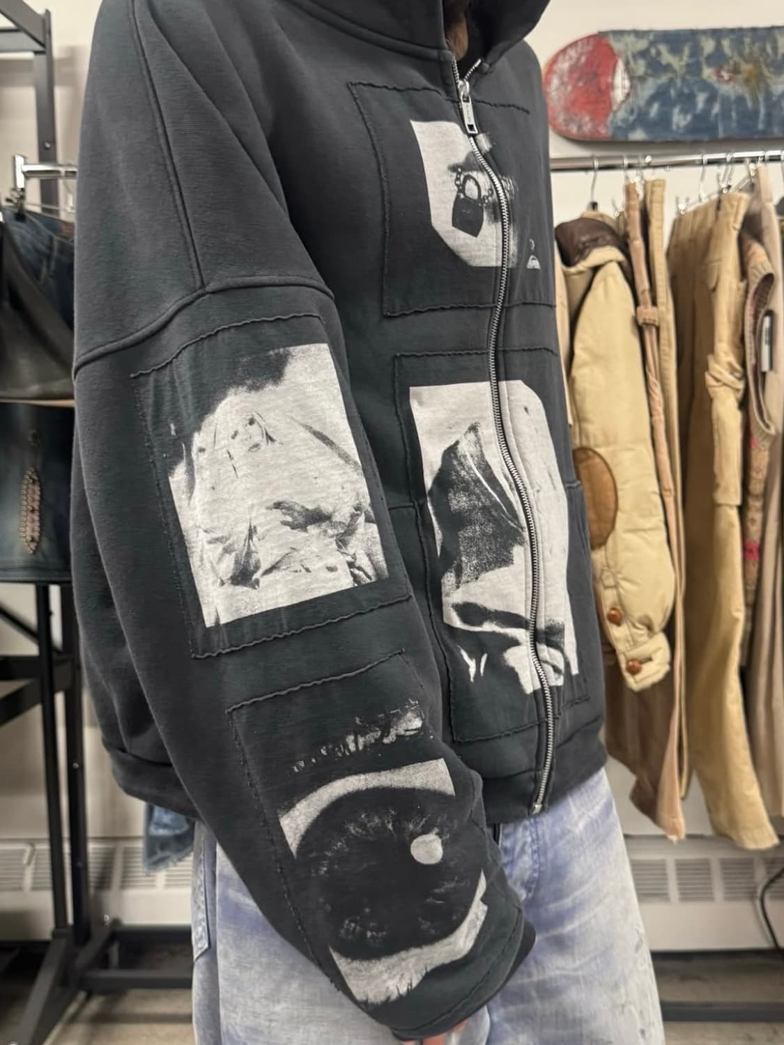 [XL] 앙팡리쉬데프리메 마돈나 어셈블리지 후드 집업 상품이미지2