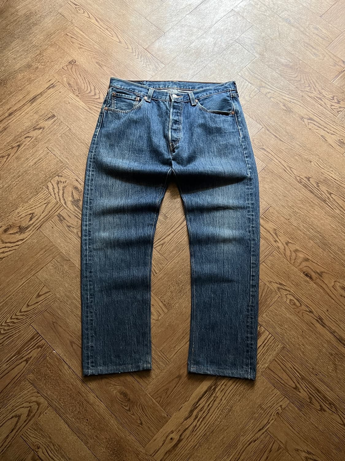 [34]리바이스 501 빈티지 워싱 스트레이트핏 데님 팬츠 상품이미지2