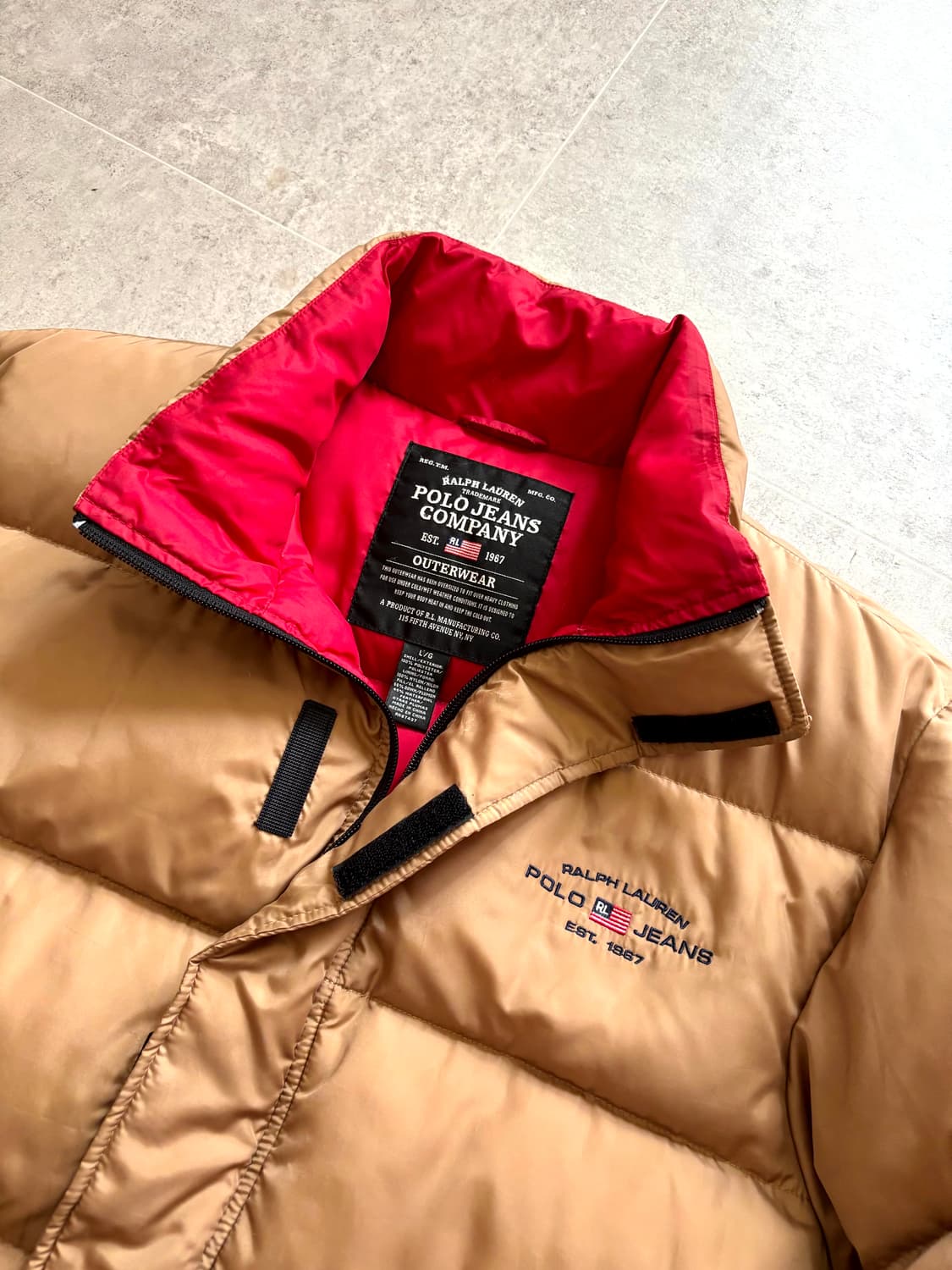 00's 폴로 진스 덕 다운 패딩 L(105~108) 상품이미지7