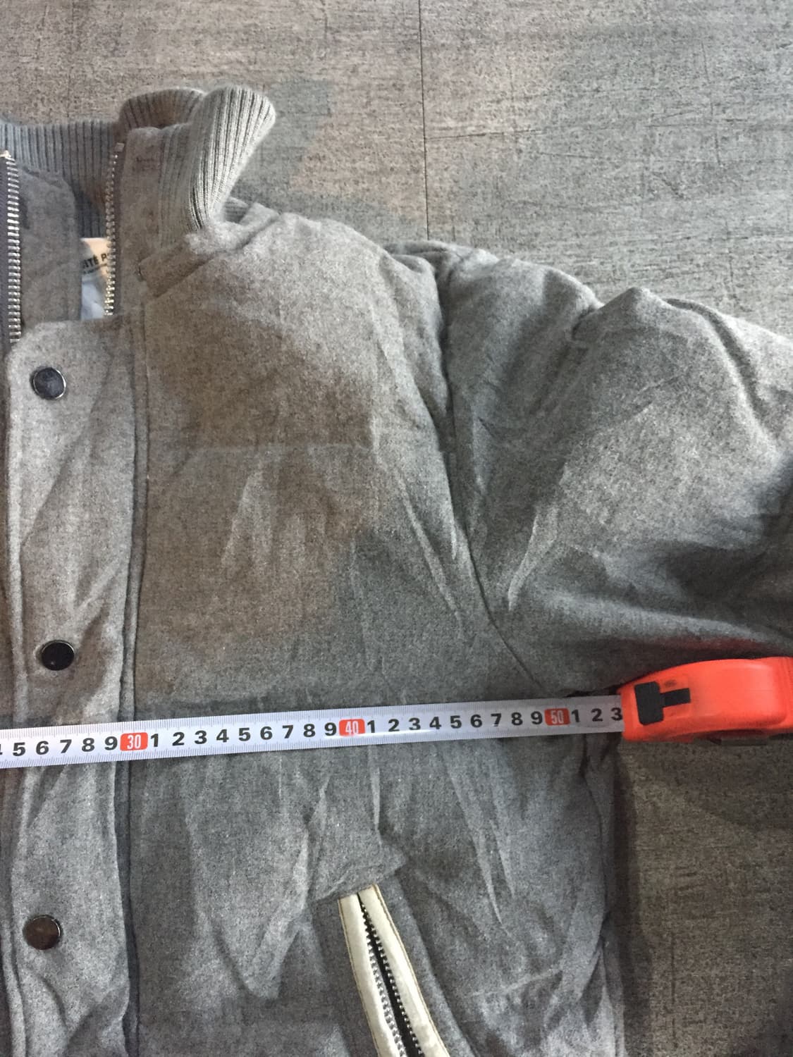 일본빈티지 Sompliciteplus 올드스쿨아메카지 대대장패딩 그레이 상품이미지3