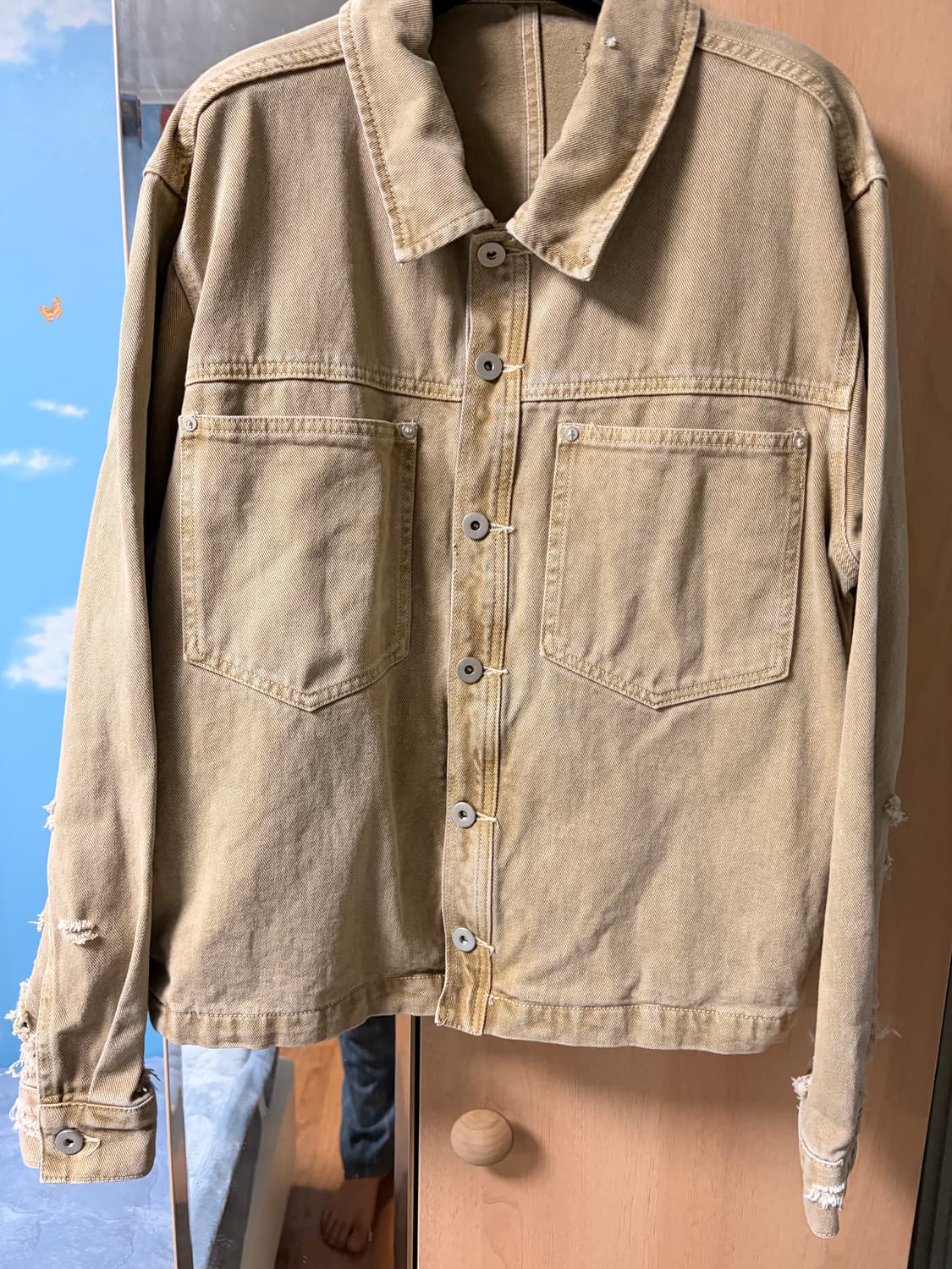 [핸드메이드] 빈티지 2st 디스 트러커 자켓 100 상품이미지1