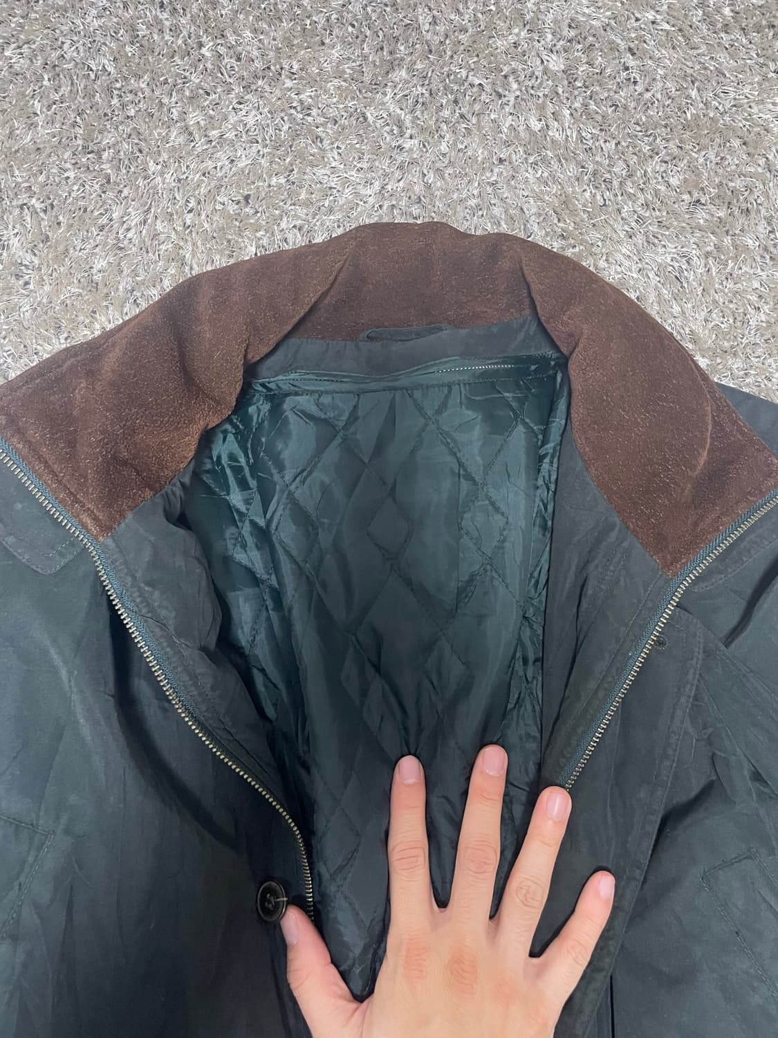 일본판 크로커다일 헌팅 누빔자켓 사이즈 105~110 상품이미지8