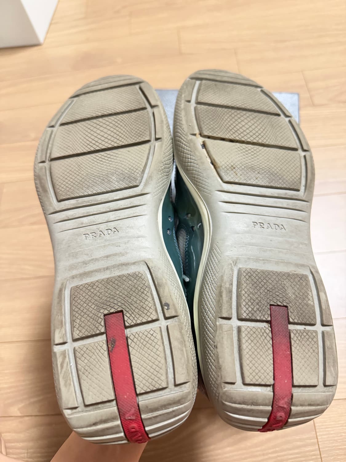 프라다 아메리카컵 남성용 7.5 에메랄드 상품이미지6