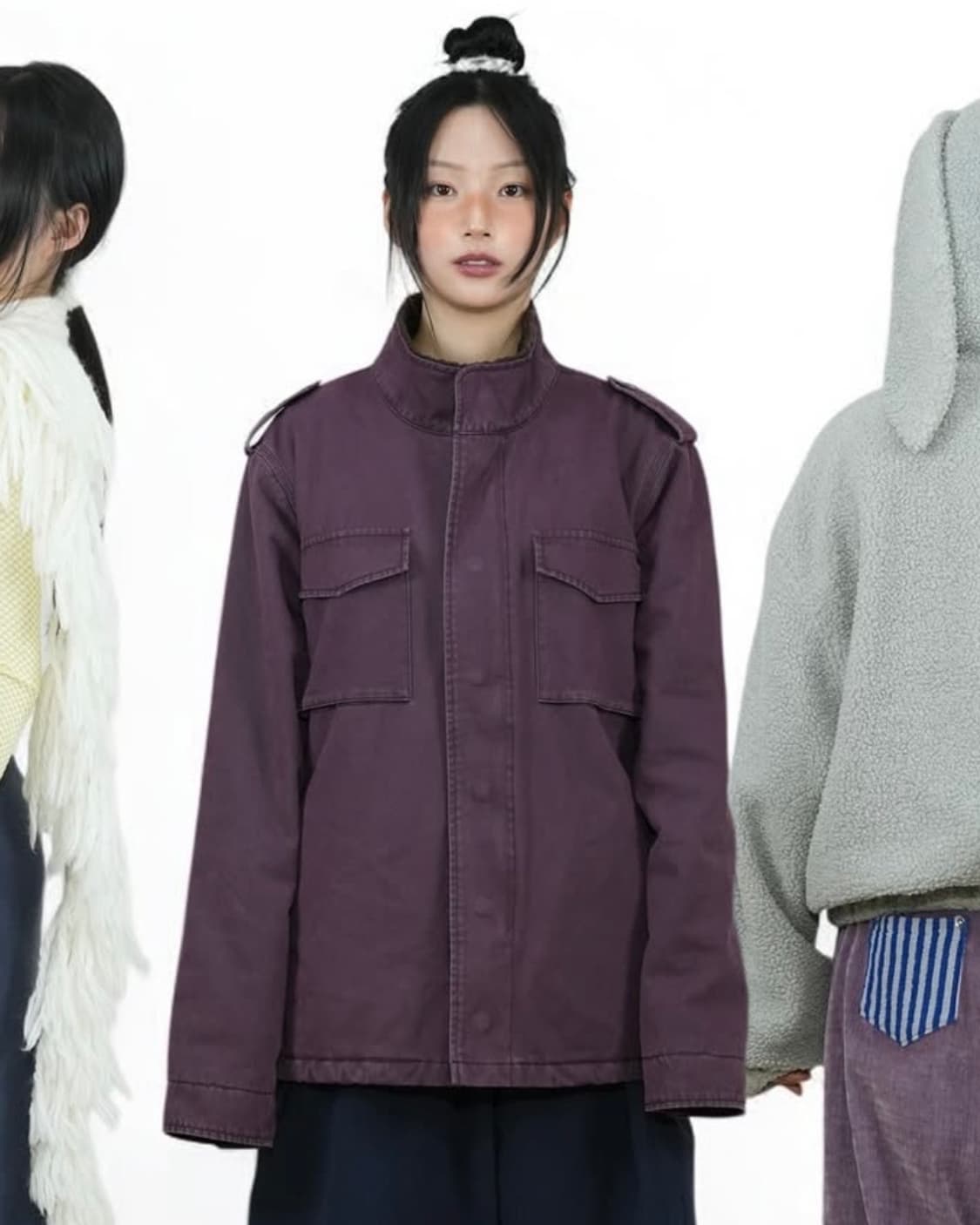 어스지구 필드자켓 퍼플 상품이미지1