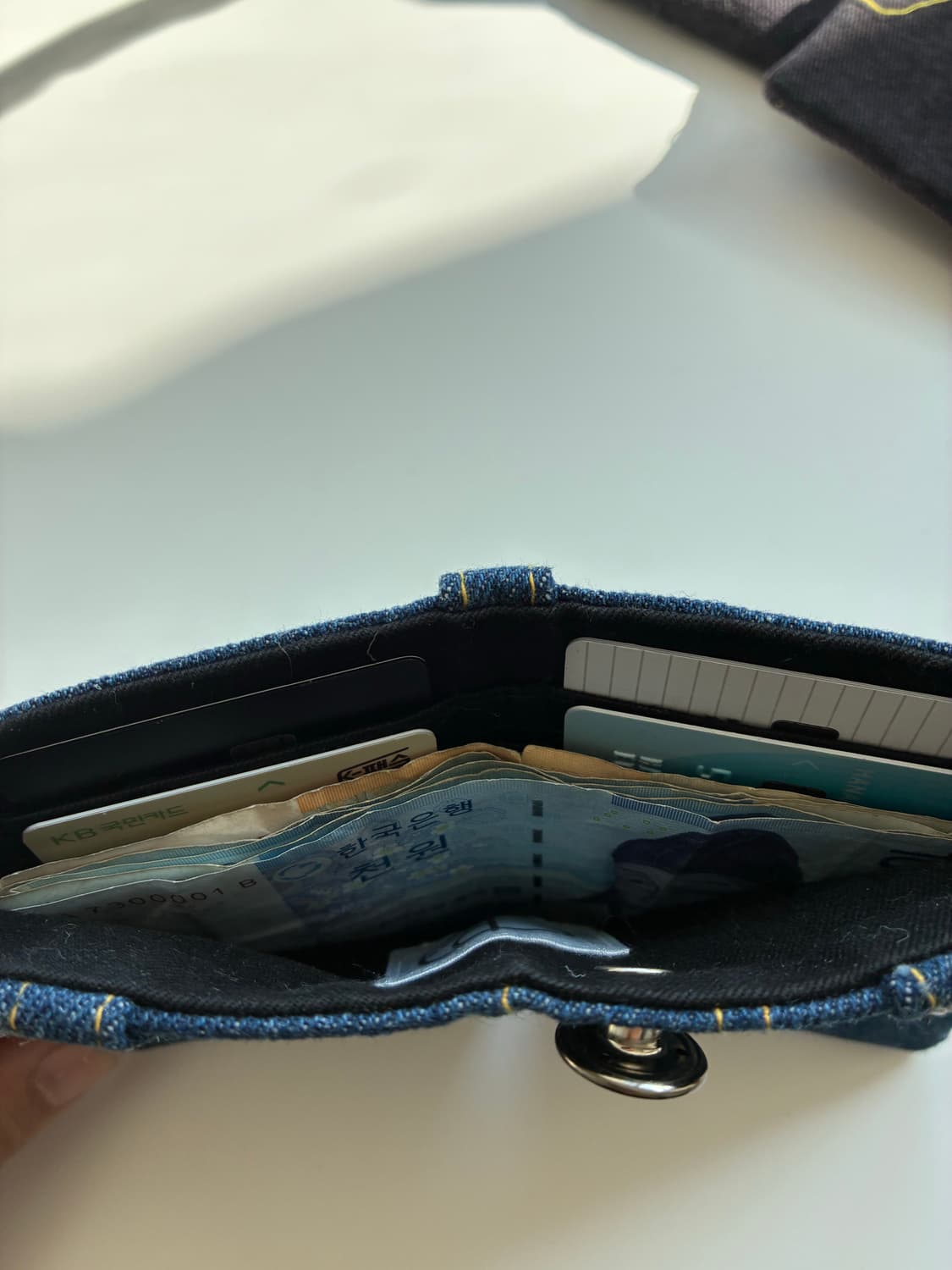 폴라스케이트 빅보이 데님 지갑 (핸드메이드) 상품이미지10