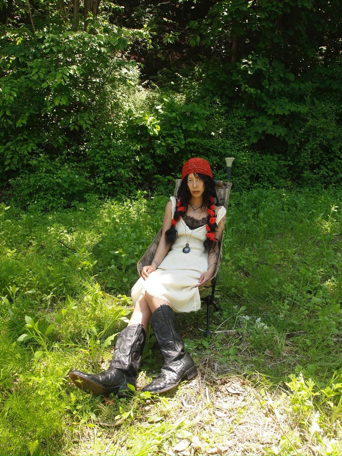 orange scarf  상품이미지4