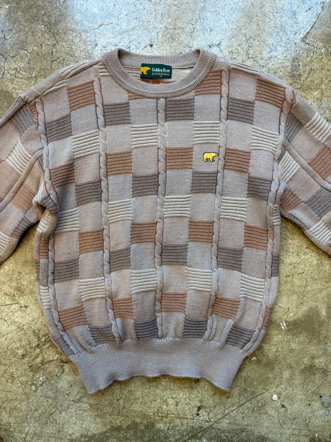 골든베어 울 패턴 스웨터 상품이미지2