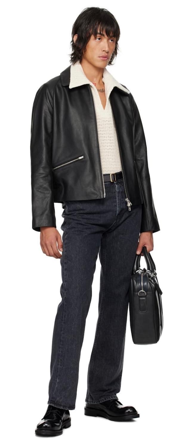 선플라워 레더자켓 상품이미지2