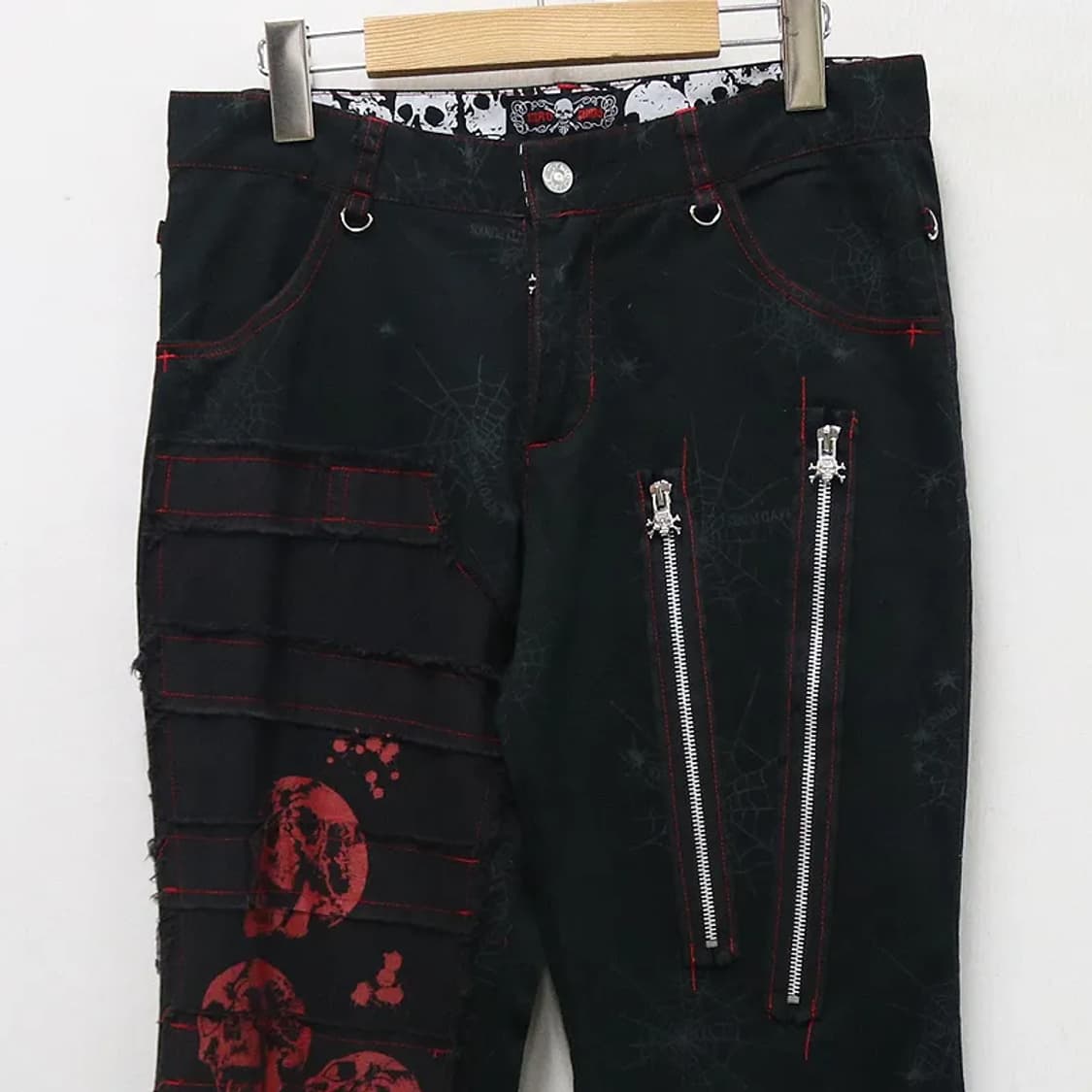 매드펑크 펑크 디테일 부츠컷 팬츠 60594 상품이미지3