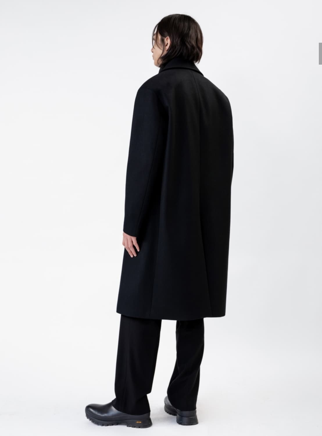 MTR 프리미엄 더블 브레스티드 코트 BLACK 상품이미지3