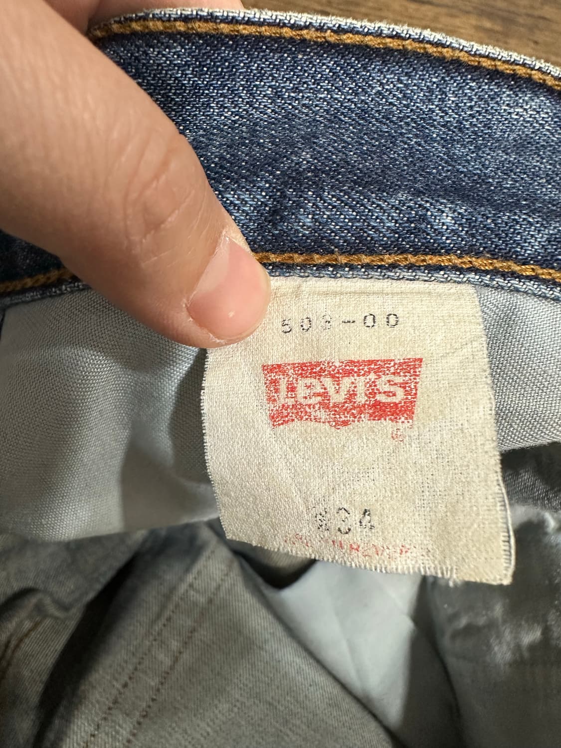리바이스 503 빈티지 데님 실측사이즈 32 와이드형 상품이미지8