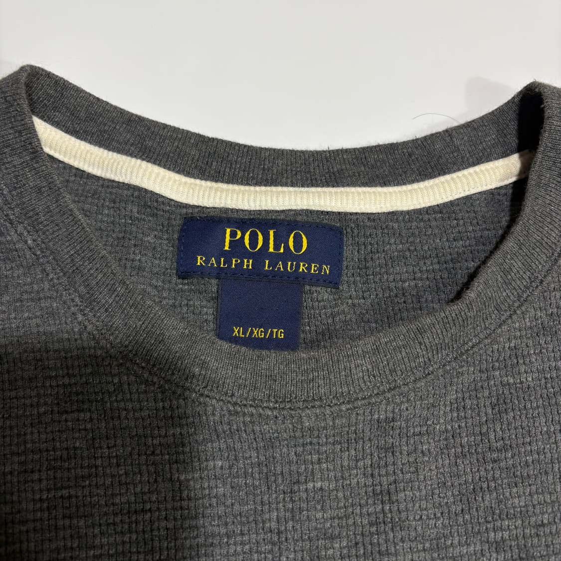 폴로 랄프로렌 차콜 롱슬리브 티셔츠 상품이미지3