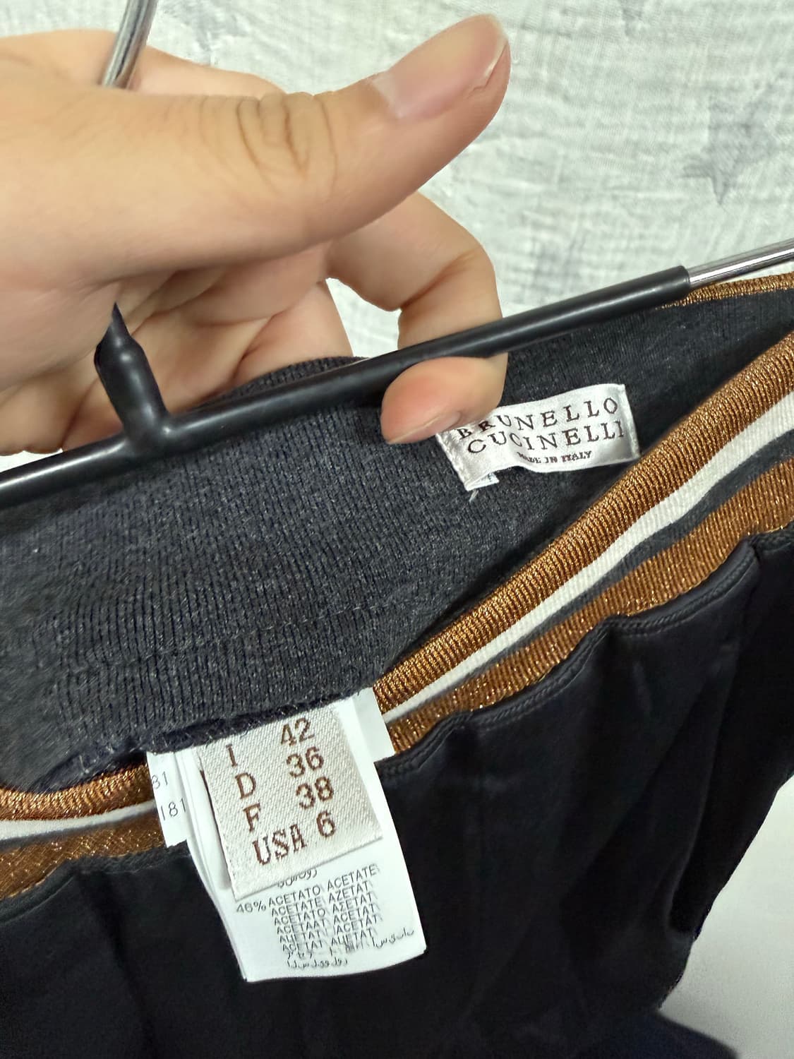 브루넬로 쿠치넬리 실크 팬츠 상품이미지3