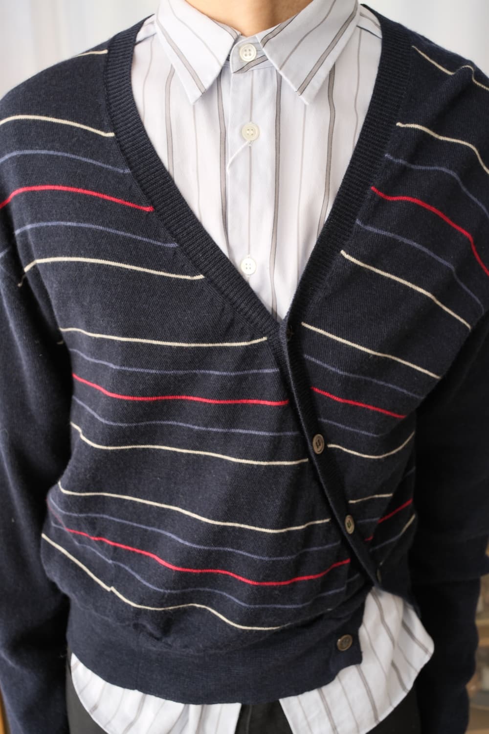 Asymmetric button cardigan 상품이미지3