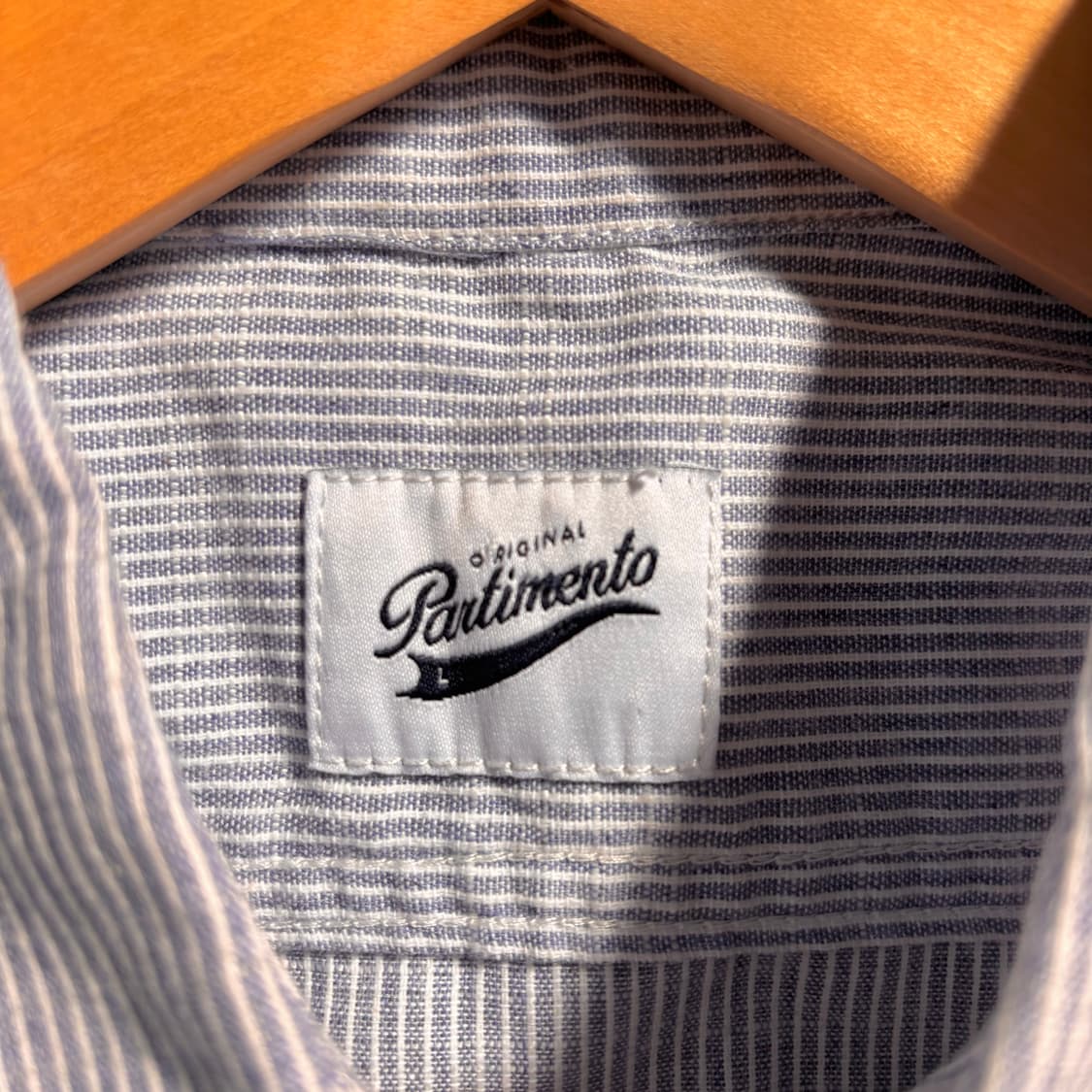 파르티멘토 박스핏 L 셔츠 남방 스트라이프 캐주얼 상품이미지6