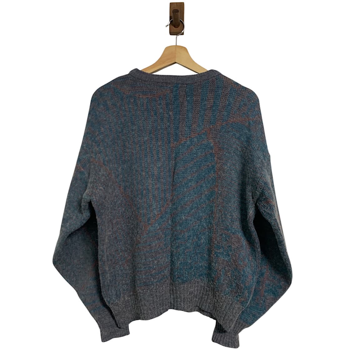 라코스테 여성 빈티지 패턴 니트 L 상품이미지4