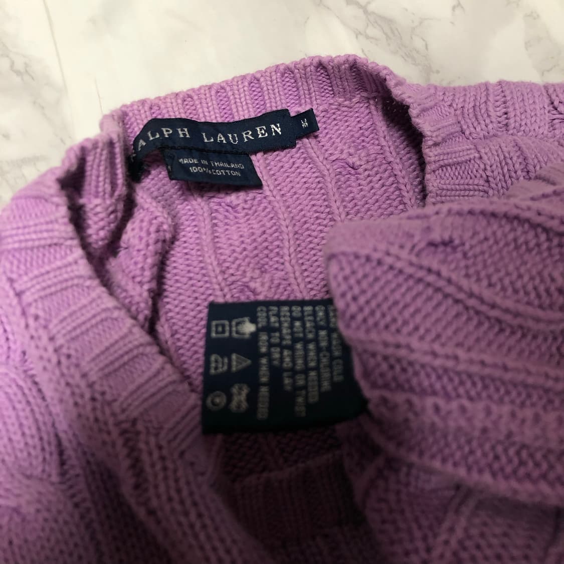 폴로 랄프로렌 니트 여성용 꽈배기 상품이미지4