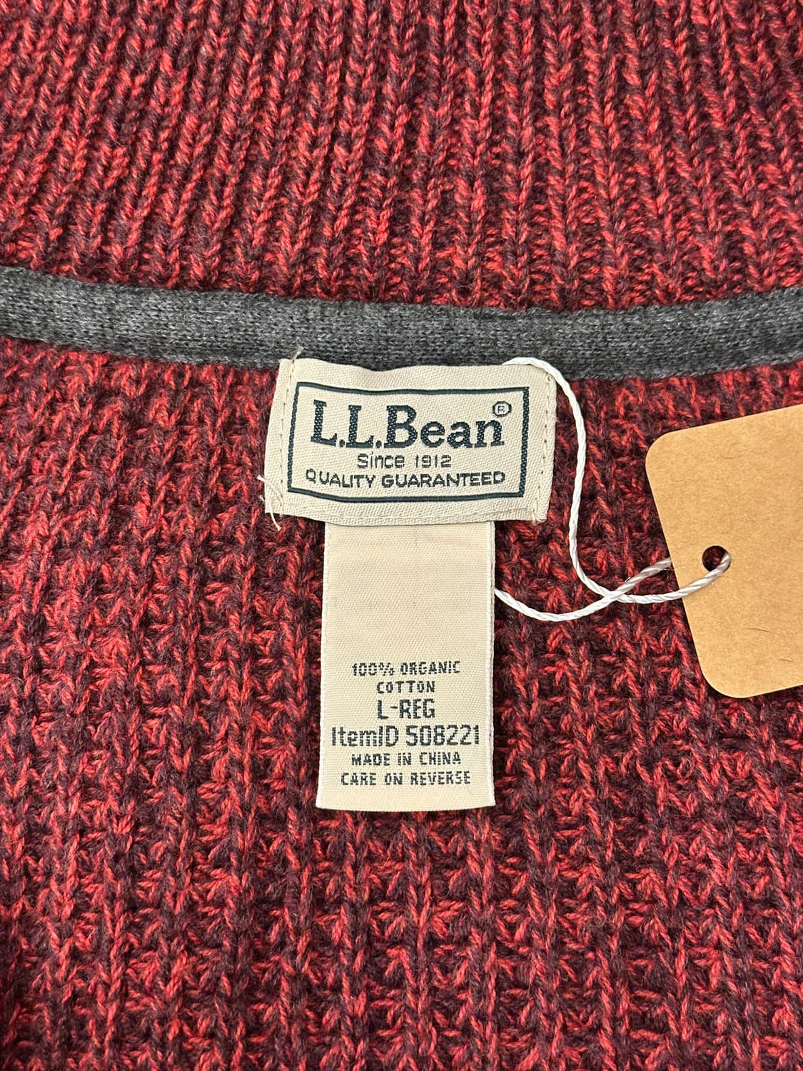 LL Bean 엘엘빈 집업니트 L 상품이미지3