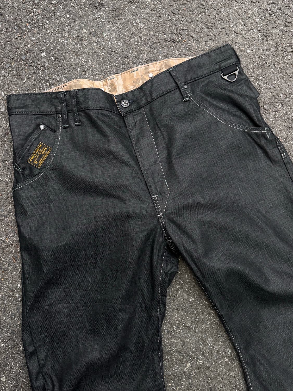 Edwin 재팬 에드윈 디테일 3D 블랙 코팅진 상품이미지2