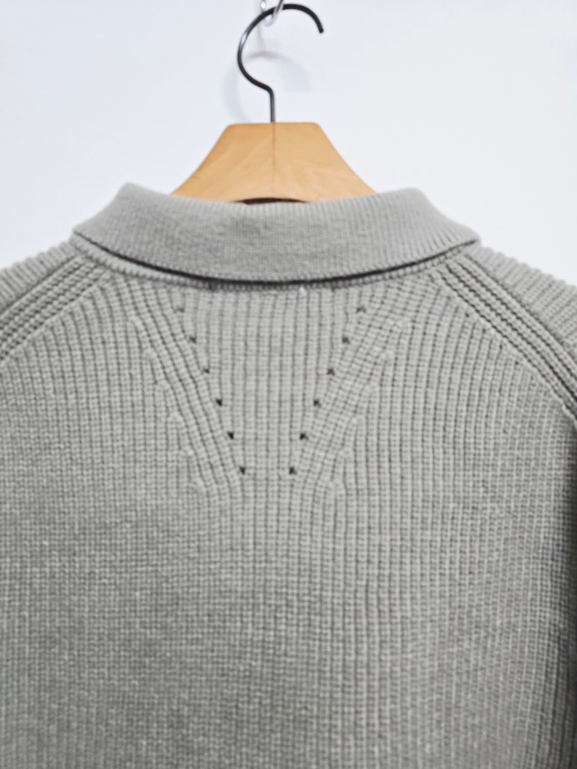 SUARE 니트 카라 집업 가디건 상품이미지6
