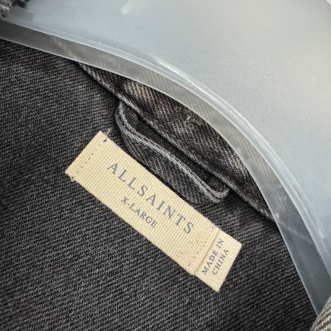올세인츠 워싱 데님 자켓 XL 상품이미지4