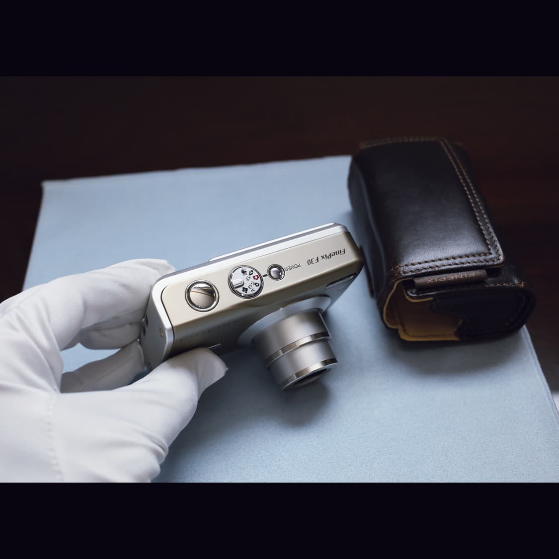 레어<준민트급>후지필름 파인픽스 f30 샴페인 실버 빈티지 디카 상품이미지3