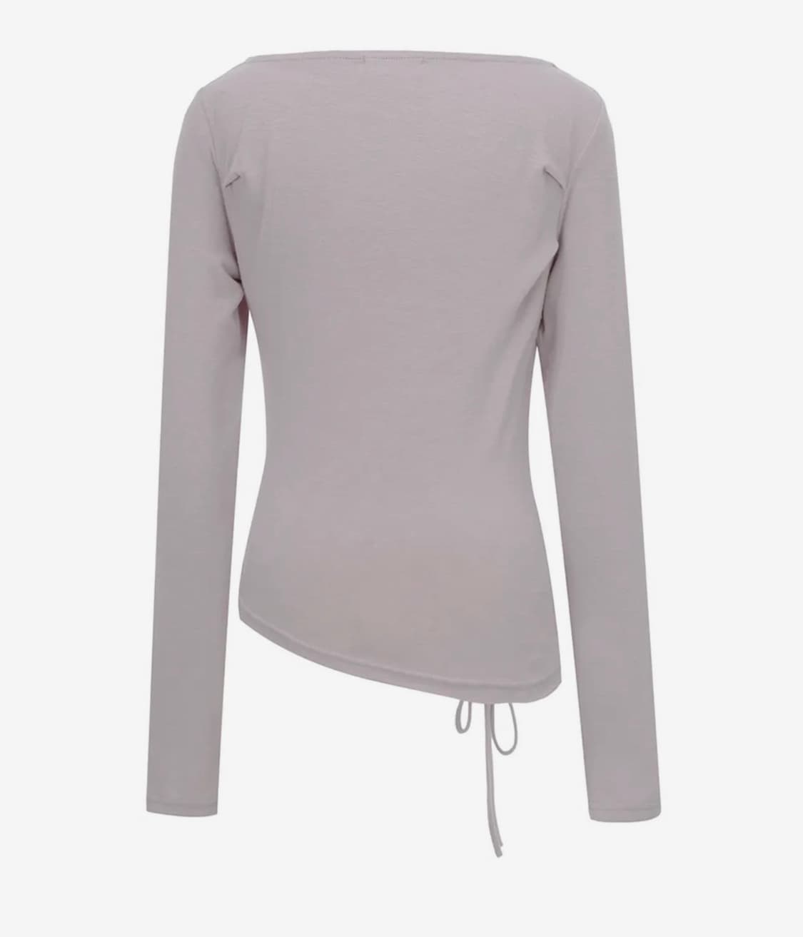 허그유어스킨 보트넥 셔링 티셔츠  상품이미지2