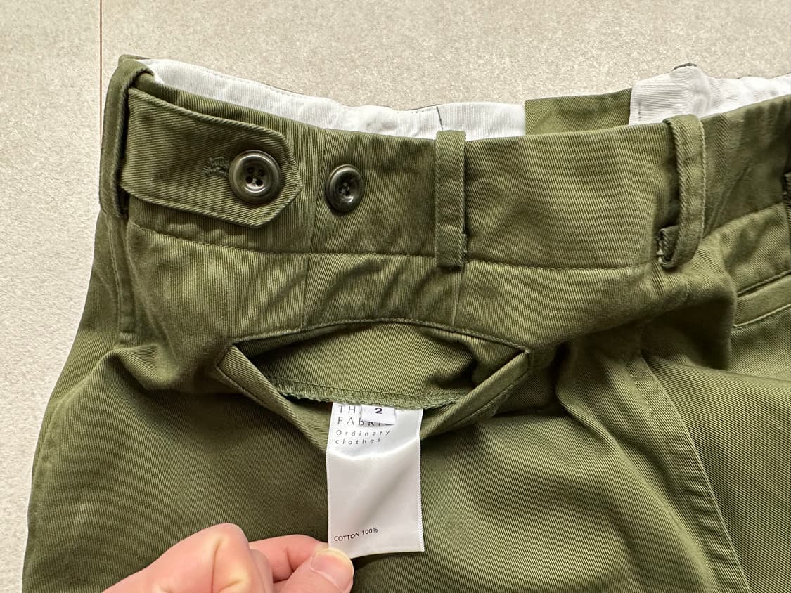 [2] 더패브릭 오피서 치노 올리브  상품이미지7