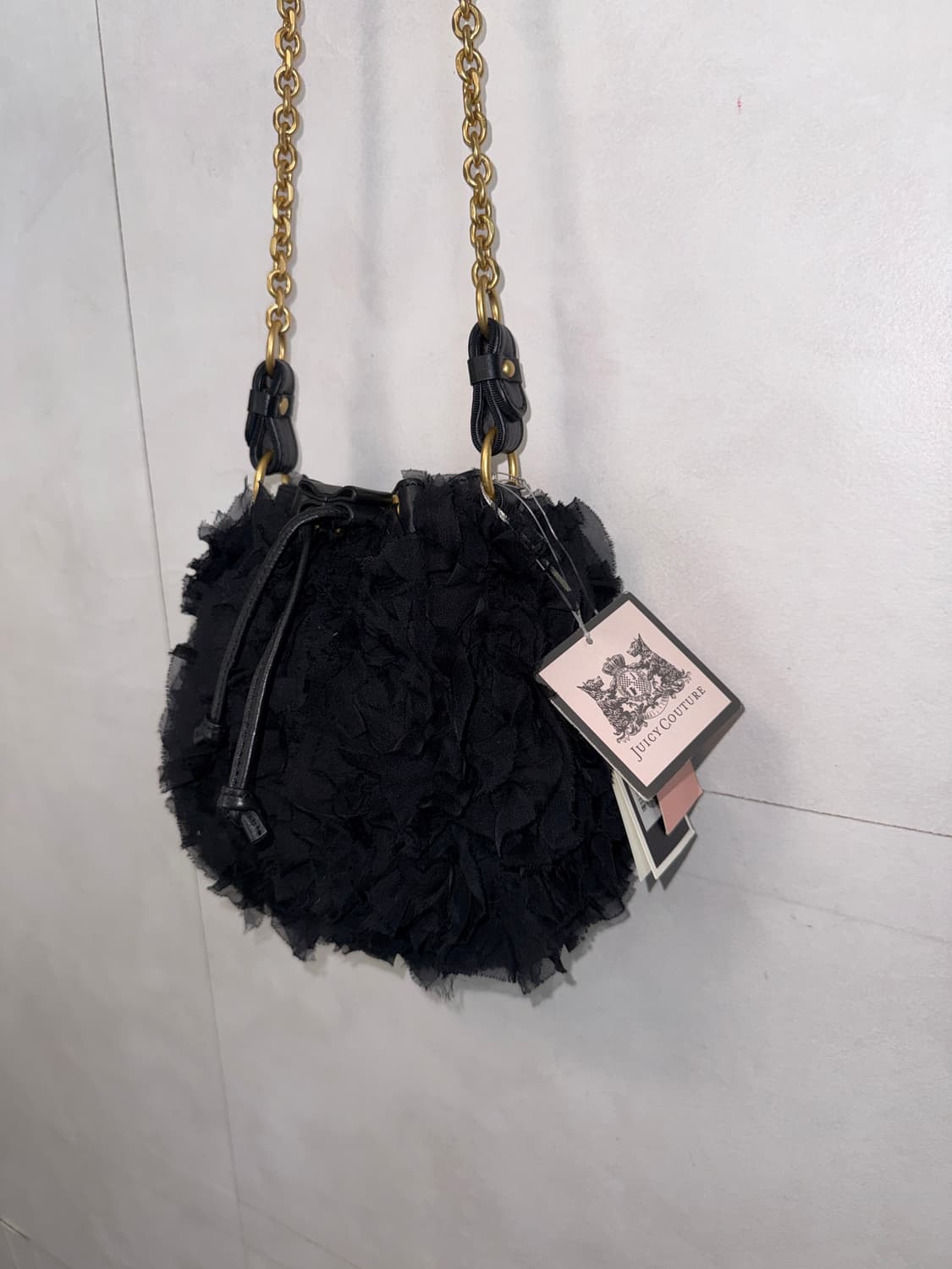 Juicy Couture black ruffle chain bag 상품이미지5