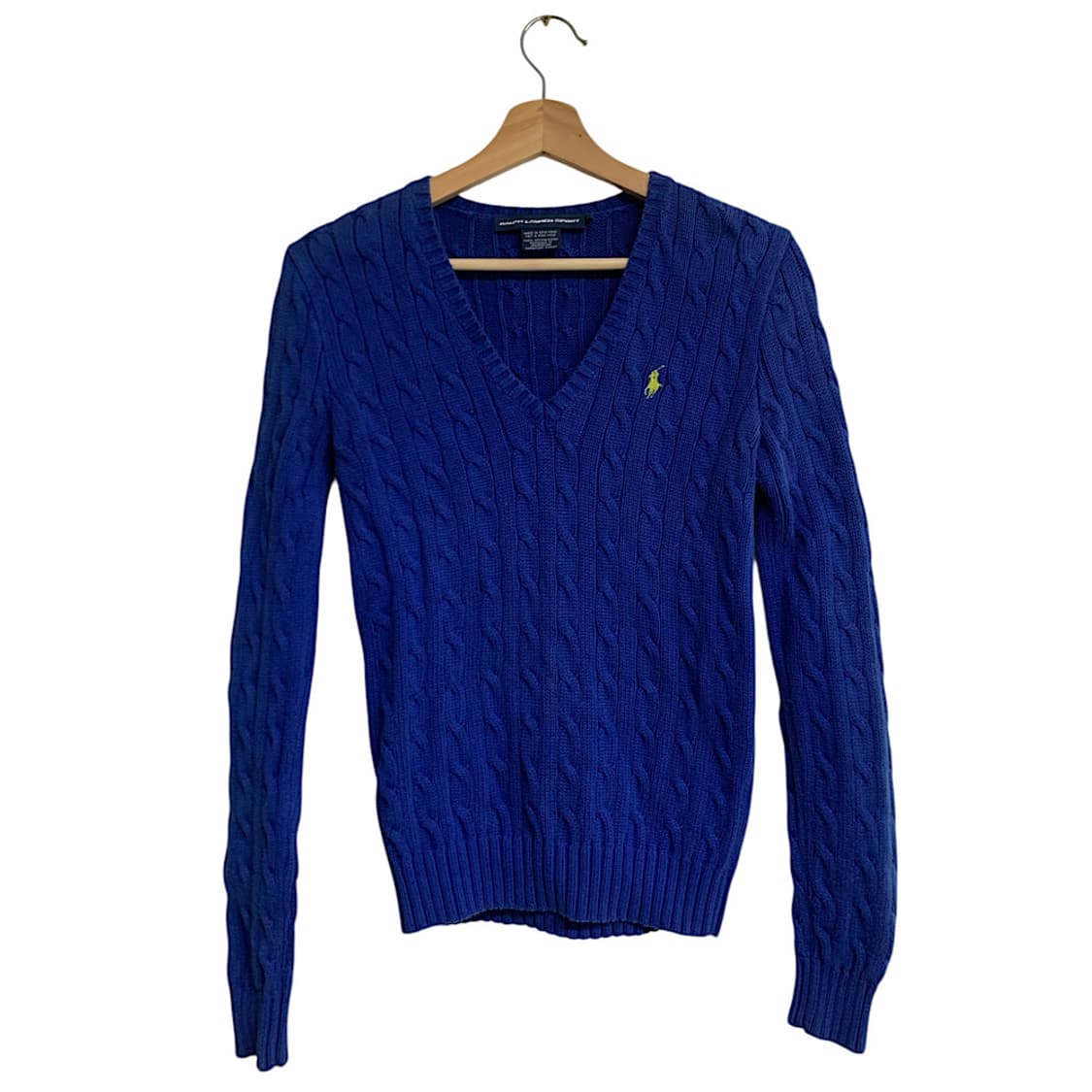 폴로 랄프로렌 여성 코튼 케이블 니트 S 상품이미지1