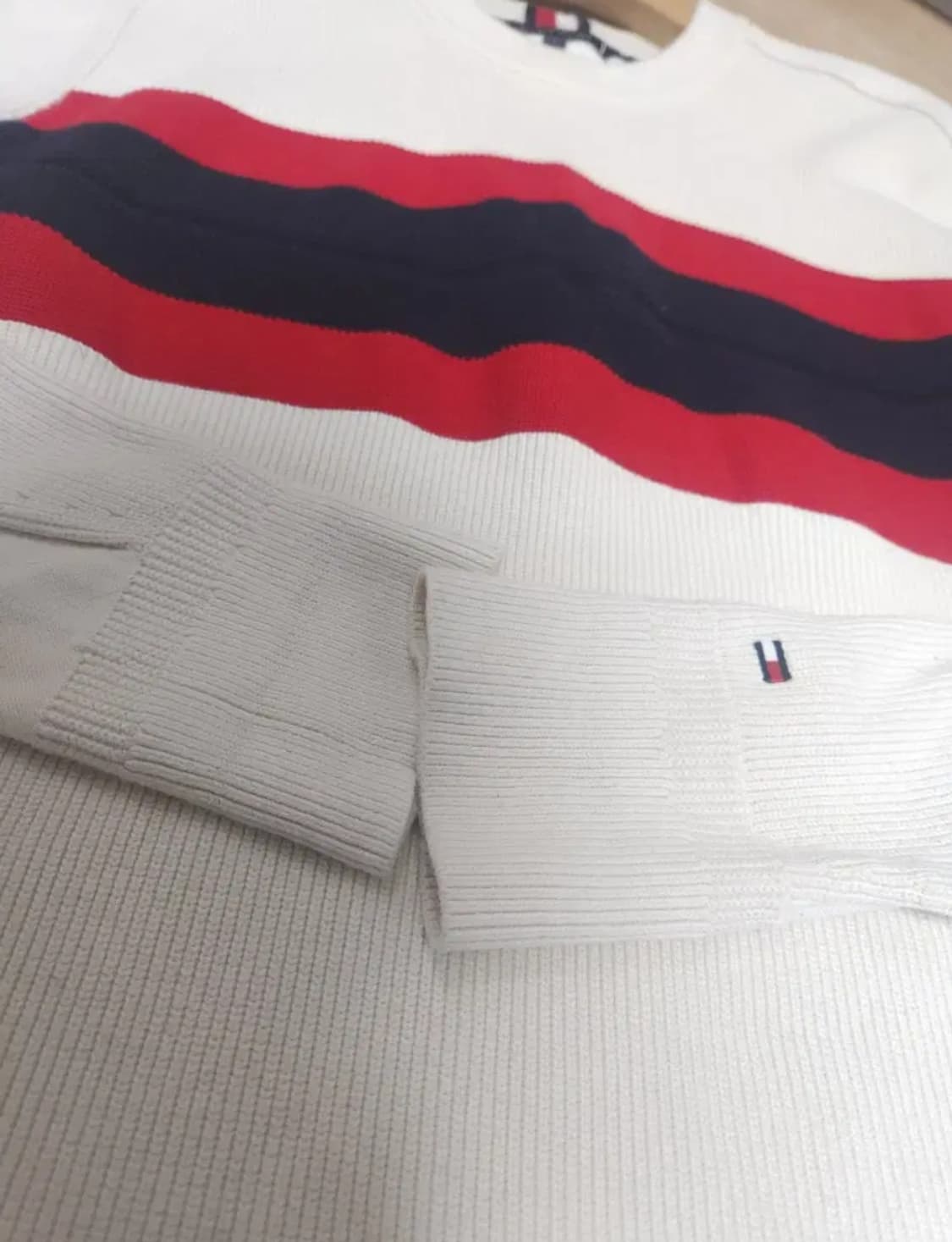 타미힐피거 스트라이프 니트, L 상품이미지4