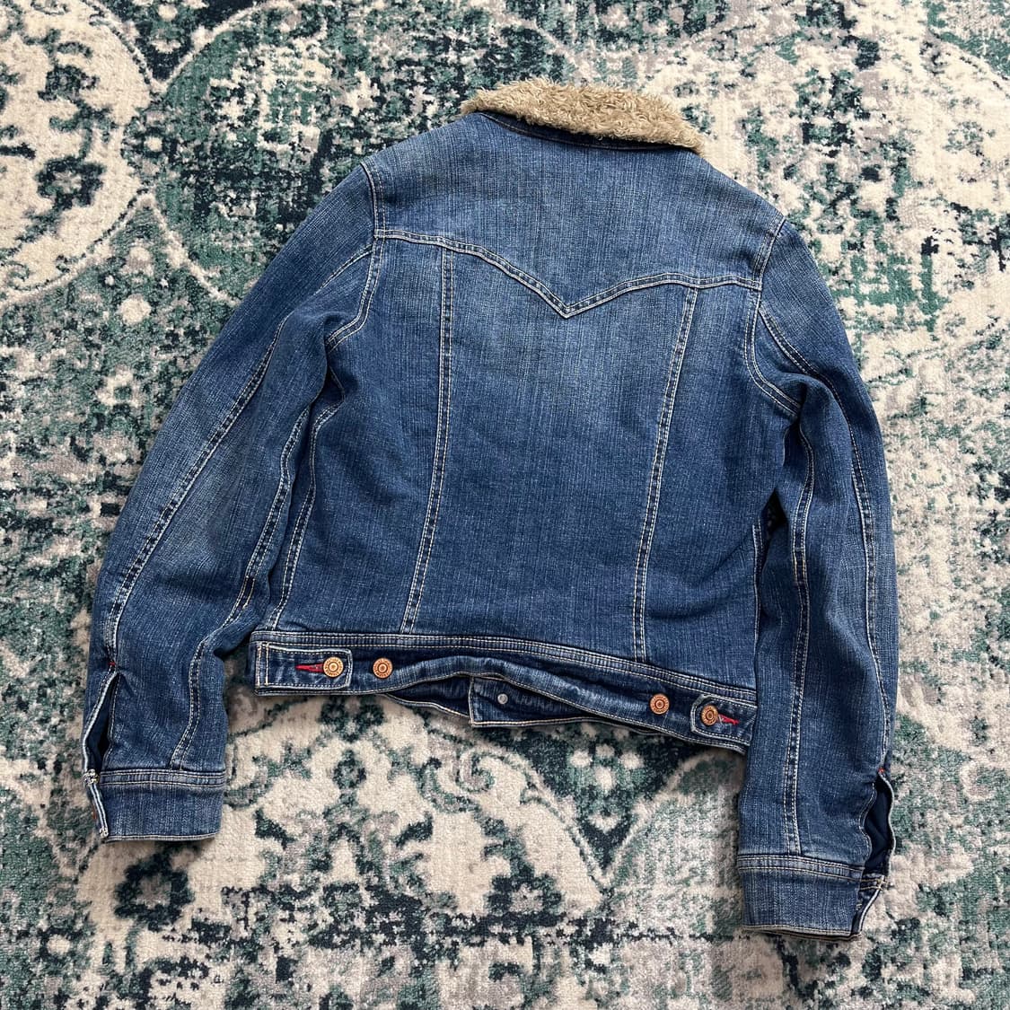 Levis 리바이스 시그니처 라인 데님 안감 쉐르파 자켓(M) 상품이미지6