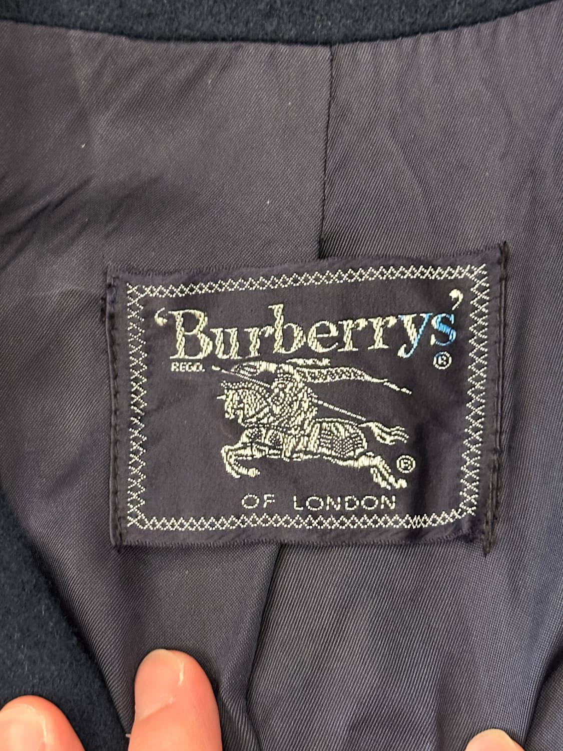 90s 버버리 런던 피코트 M 상품이미지4