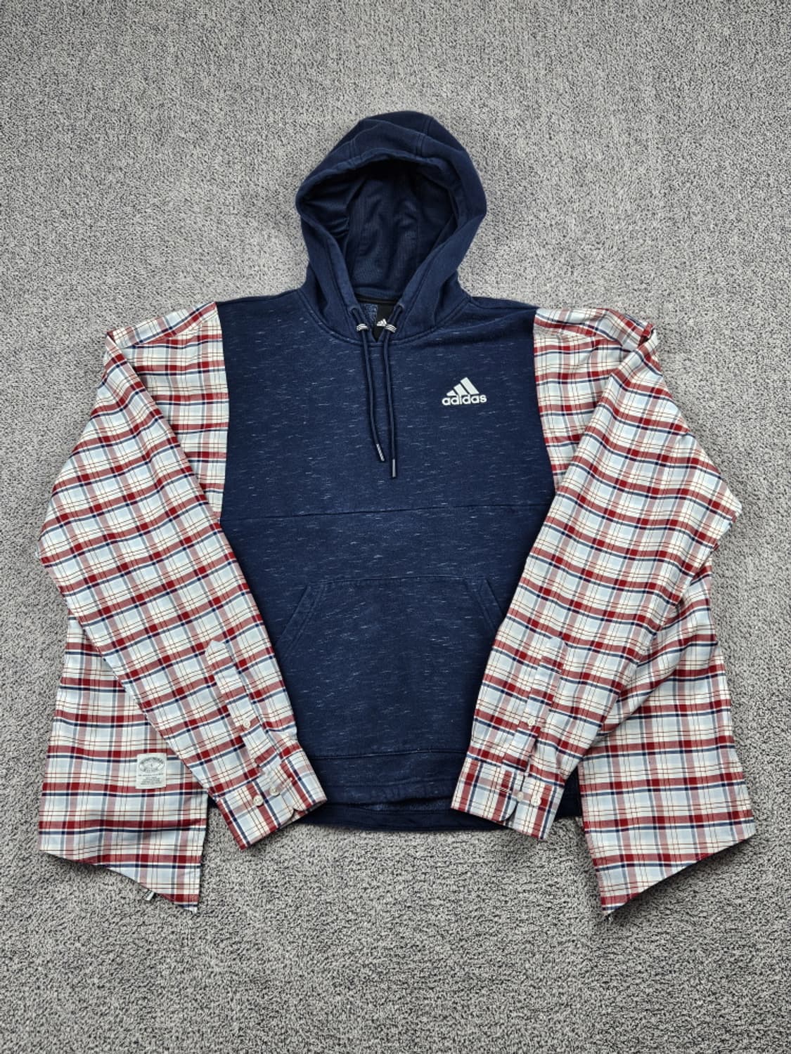 레이어컷 믹스드 아디다스X브룩스 커스텀 후디 (상세설명참조)/ 10224 상품이미지2