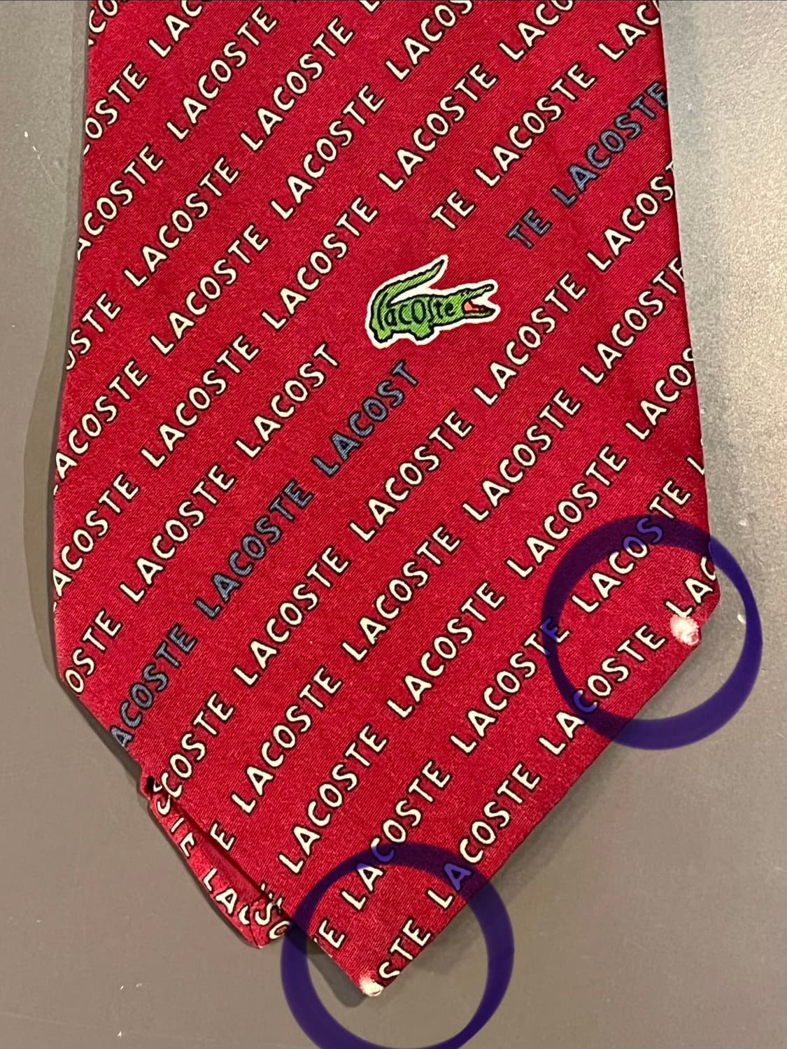 라코스테 실크 넥타이(일본제) 상품이미지5